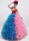 Stage One Shoulder Sequin Tulle Tutu Dresses For Themed Party 1