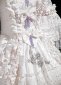 Rococo White Wedding Prom Party Dress 4