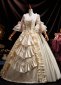Renaissance Champagne Lace Victorian Ball Gown Prom Dress 1