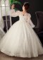 Girls White Glitter Engagement Wedding Dresses 3