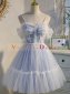 Blue Tulle Homecoming Dresess Customize Women Mini Cocktail Gowns