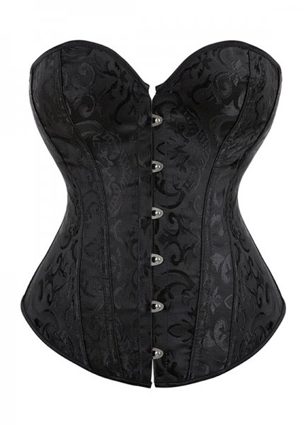 6XL Victoria Bustier Jacquard Sexy Corset Top