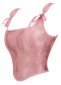 Victorian Inspired Pink Overbust Shoulder Straps