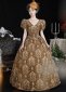 Medieval Gold Masquerade Ball Dress