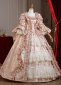Rococo Renaissance Pink Masked Prom Party Dress 2