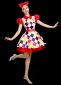 Carnival Holiday Stage Beer Girl Dresses Red