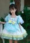 Summer Sweetheart Blue Princess Baby Chiffon Layered Lolita Dresses 4