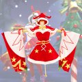 Red Fashion Women Christmas Little Red Riding Hood Cosplay Dress Sexy Stage Show Dance Costume