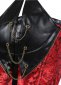 Historical Gothic Victorian Jacquard Sexy Corset Top 5