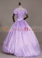 Purple Short Sleeve Southern Belle Victorian Gown 3