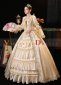 Champagne Renaissance Brithday Wedding Dress 2