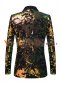 Blue Shiny Sequin Blazers Jackets for Men 2