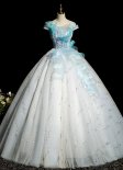 Gorgeous Strapless Ball Gown Evening Dress