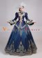 Blue Birthday Party Dress Stage Theater Women Vintage Ball Dress