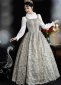 Medieval Princess Daily Blue Dress Gown 2