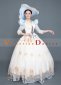 Champagne Rococo Southern Belle Lolita Dresses Vintage Theatre Costumes