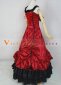 Red Spaghetti Strap Southern Belle Victorian Ball Gown 2