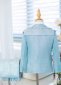 Boys Shiny Blue Fashion Blazer Stage Show Children Dress Suits Set 5
