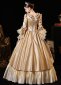 Renaissance Champagne Masquerade Party Dress 4