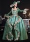 Green Rococo Marie Antoinette Dress 5