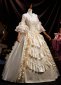 Renaissance Champagne Lace Victorian Ball Gown Prom Dress 2