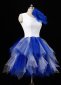 Women Tulle Tutu Dresses For Prom Party Dark blue