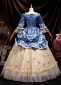 Renaissance Blue Masked Ball Gown Rococo Prom Dress 4