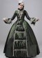 Blue Brown Long Sleeve Ball Gowns Renaissance Victorian Dress 4