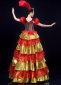 Women Carnival Dance Dresses Holiday Flamenco Group Dress 3