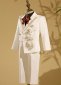 White Fashion Tuxedo Set for Weddings