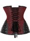 Burgundy Gothic Renaissance Corset with Hip Gores 1