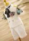 Kids 4 Pieces Suits Shirt Shorts Vest and Bow Tie