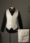 Kids Boys Brocade Jacquard Beading Formal Blazer Suits Set