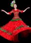 Christmas Tulle Ruffled Dance Costume for Women Party Outfit 3