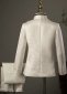 Kids Boys Brocade Jacquard Beading Formal Blazer Suits Set 2