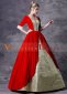Red Rococo Princess Birthday Party Ball Gown Christmas Party Dress 2