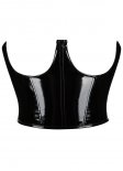 6XL Short Leather Corset Without Cups