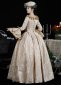 Women Apricot Marie Antoinette Dress 3
