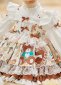 Children Cute Coffe Bear Lolita Ball Gown 1