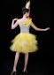Women Sexy Party Carnival Tulle Yellow Tutu Dresses 2