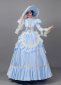 Champagne Blue Masquerade Ball Gown Carnival Parade Group Costume 2