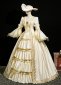 Champagne Victorian Masked Party Dress