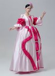Pink Marie Antoinette Dresses Theatrical Princess Costume