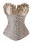 White And Black Satin Couture Corset