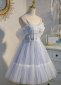Blue Tulle Homecoming Dresess Customize Women Mini Cocktail Party Gowns