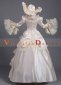 Champagne Baroque Rococo Wedding Dress Reenactment Revolutionary Costume 4