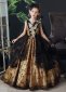 Black Mesh Children Girls Party Formal Dress 1