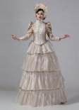 Custom-made Queen Victorian Bustle Dresses Edwardian Historical Masquerade Dress