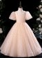 Champagne Forest Style Girls Bead Party Communion Dresses