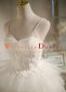 Tulle White Short Bridesmaid Dresses 2